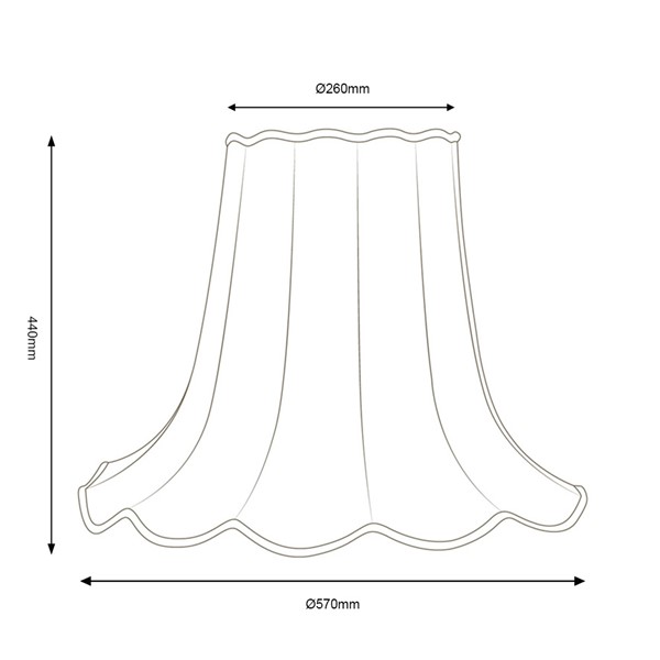 (image for) Scallop Shade Ivory